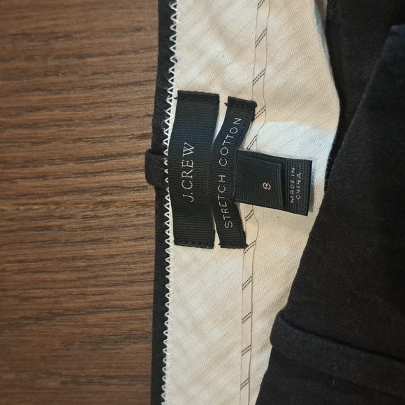 Size 8 J Crew Cotton Pants - Picture 2 of 9